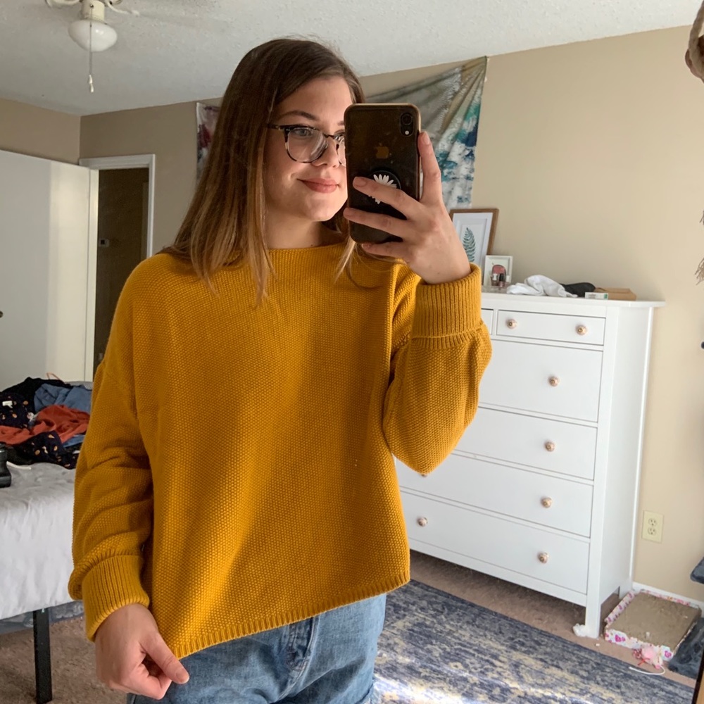 Mustard French Connection Sweater